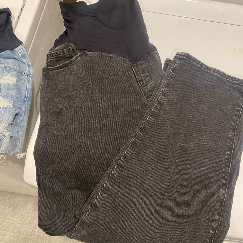 Old Navy Black Maternity Jeans